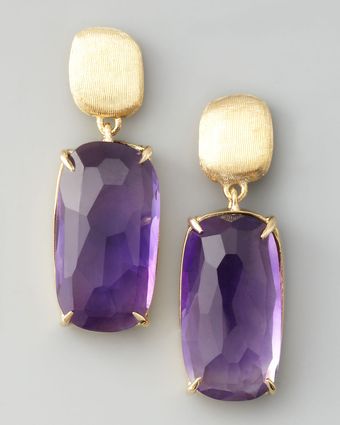 Marco Bicego Murano Amethyst Drop Earrings - Lyst