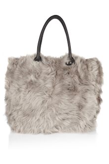 Marni Shearling Tote - Lyst
