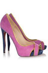 Nicholas Kirkwood Suede Pumps