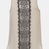 Topshop Lace Back Tank Petite in Beige (khaki) - Lyst