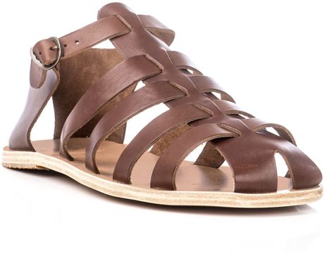 Ancient Greek Sandals Homer Sandals in Brown for Men | Lyst