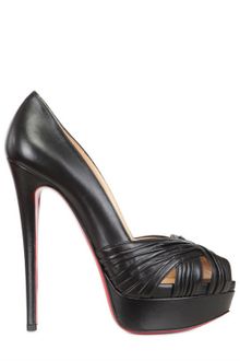 Christian Louboutin 150mm Aborina Nappa Open Toe Pumps - Lyst