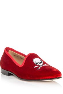 Del Toro Velvet Slipper Shoes - Lyst