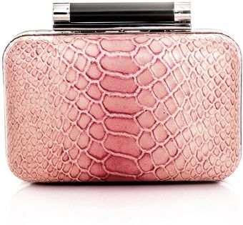 Diane Von Furstenberg Small Tonda Printed Python Clutch - Lyst