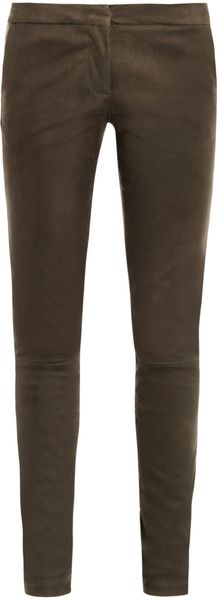 L'Agence Leather Leggings - Lyst