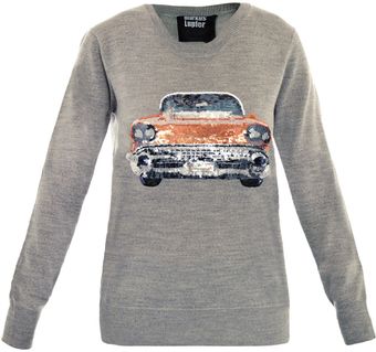 Markus Lupfer Cadillac Sequin Sweater - Lyst