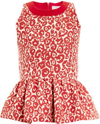 Preen Tyler Leopard Jacquard Top - Lyst
