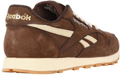 reebok sneakers brown