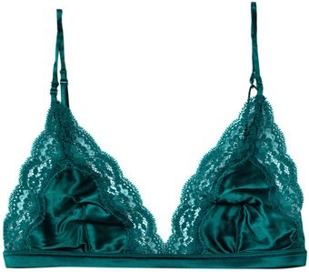Stella McCartney Clara Whispering Silk Satin Bra - Lyst
