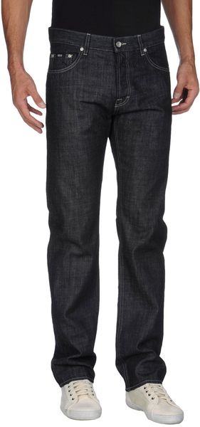 Boss Black Denim Pants - Lyst
