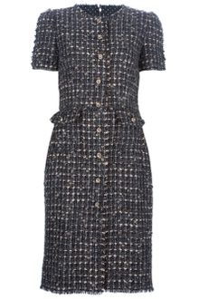 Dolce & Gabbana Tweed Bouclé Dress - Lyst