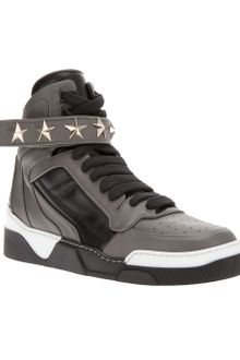 Givenchy Star Studded Hitop Sneaker - Lyst