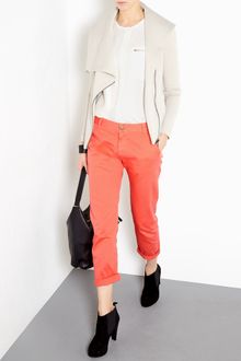 Current/Elliott Bright Coral Captain Trousers - Lyst
