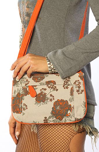 Nixon The Fleet Low Slung Hobo Bag in Floral Canvas - Lyst