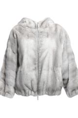 Valentino Hooded Mink Jacket
