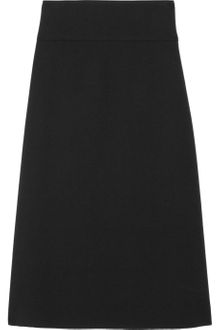 Yves Saint Laurent Woolcrepe Skirt - Lyst