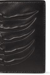Alexander McQueen Embossed leather Card Holder