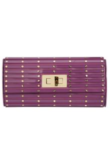 Elie Saab Twist Lock Structured Clutch - Lyst
