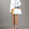 Fendi Twotone Tote Bag in White - Lyst