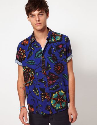 Insight Shirt Short Sleeve Floral Print Reef Bash - Lyst