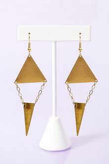 Nasty Gal Sharp Angle Earrings - Lyst