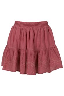 Vanessa Bruno Athé Embroidered Skirt - Lyst