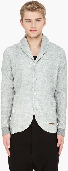 Diesel Grey Smogs Cardigan - Lyst