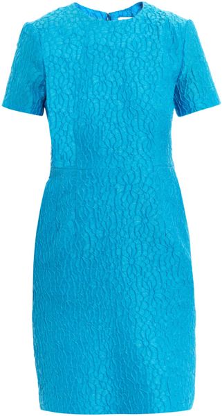 Jonathan Saunders Helene Jacquard Dress - Lyst