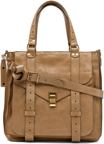 Proenza Schouler Ps1 Tote Leather in Bronze - Lyst
