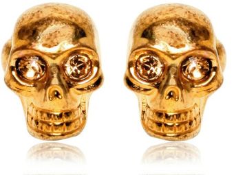 Alexander McQueen Brass Skull - Lyst
