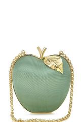 Anya Hindmarch Apple Woven Moiré Clutch