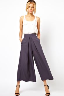 ASOS Collection Asos Trousers with Extreme Wide Leg - Lyst