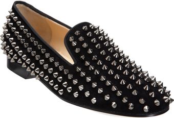 Christian Louboutin Rolling Spikes Flat - Lyst