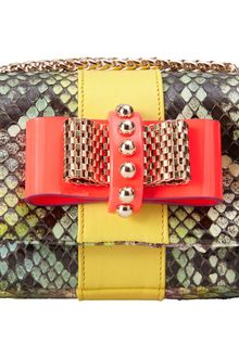 Christian Louboutin Python Mini Sweet Charity Bag - Lyst