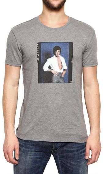 Dolce & Gabbana Sylvester Stallone Cotton Jersey Tshirt - Lyst
