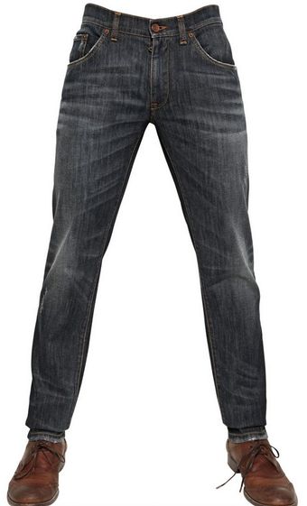 Dolce & Gabbana Stretch Cotton Denim Jeans - Lyst