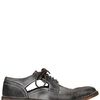 Dolce & Gabbana Siracusa Stone Wash Crust Leather Shoes in Gray for Men (stone grey) - Lyst