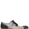 Dolce & Gabbana Milano Waxed Tricolor Derby Shoes in Multicolor for Men (multi blue) - Lyst