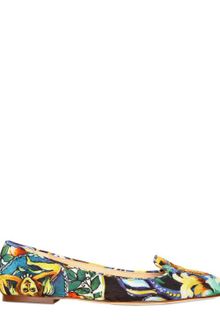 Dolce & Gabbana 10mm Brocade Majolica Print Loafers - Lyst