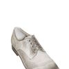 Dolce & Gabbana Milano Canvas Crinkled Leather Shoes in White for Men (off white) - Lyst
