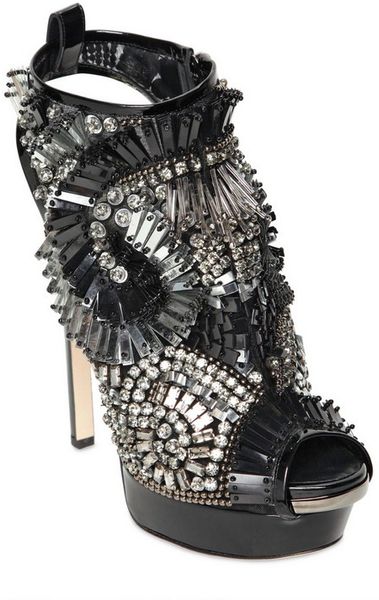 leather beaded sandals