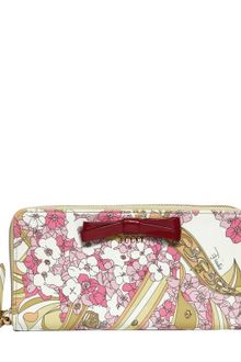 Emilio Pucci Ortensia Printed Patent Wallet - Lyst