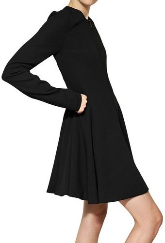 Gareth Pugh Light Wool Crepe Dress Coat - Lyst