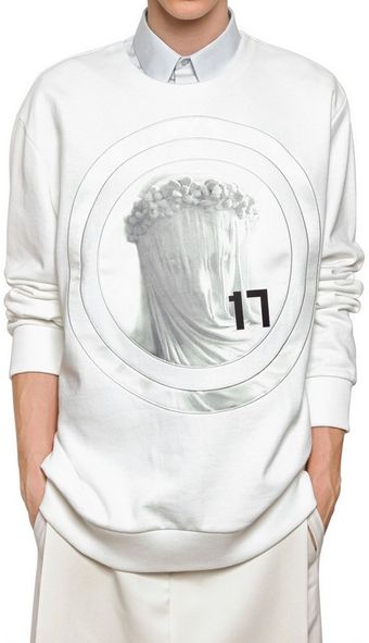 Givenchy Madonna Satin Cotton Fleece Sweatshirt - Lyst