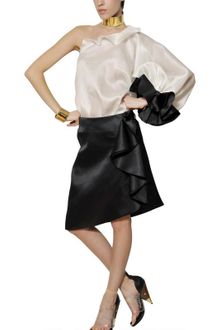 Givenchy Ruffled Silk Organza Dress - Lyst