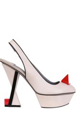 Heavy Machine 125mm Leather Geometric Sandals