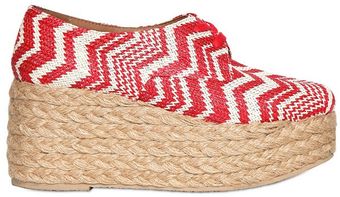 Jeffrey Campbell 80mm Raffia and Rope Lace Up Wedges - Lyst