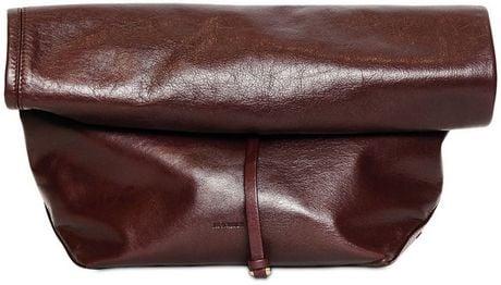 burgundy lunch bag