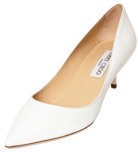 white leather pumps mens