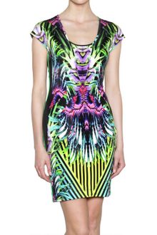 Just Cavalli Printed Jersey Dress - Lyst